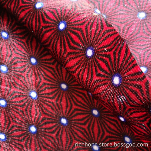 Knitted 100% Polyester Print African Velvet Sofa Fabric